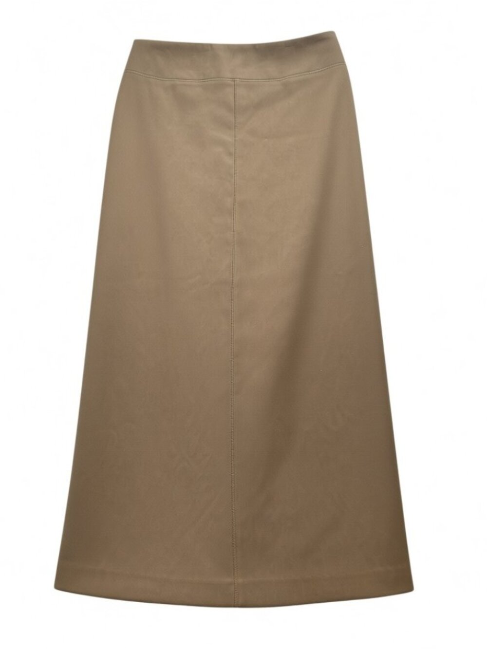 Sport Collection Stretch Pencil Skirt Front Slit Sz 8 Camel Tan‎ #161P
